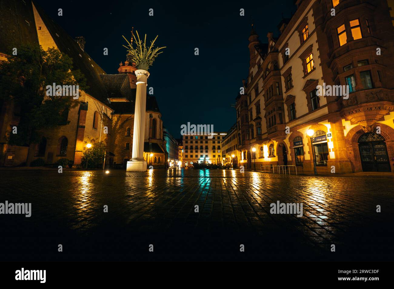 Nikolaikirche / St. Nikolaikirche, Leipzig, Sachsen, Deutschland Stockfoto