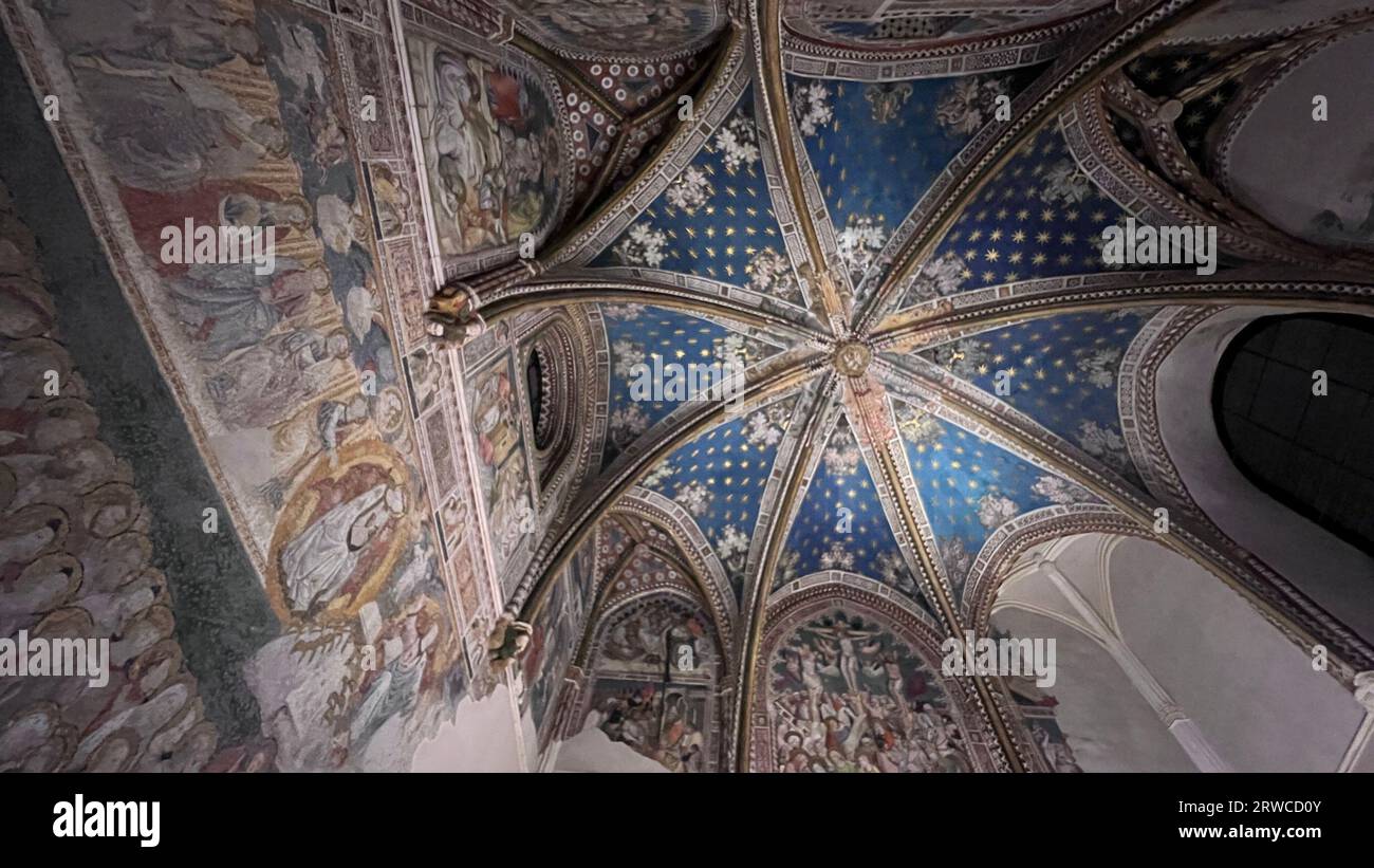 Kuppel der Grabkapelle in der Kathedrale von Toledo Stockfoto