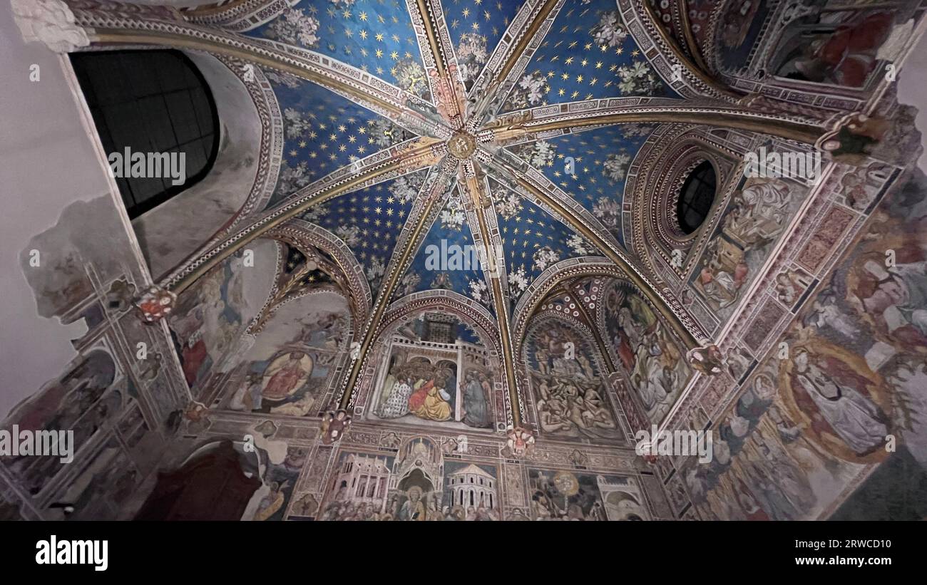 Kuppel der Grabkapelle in der Kathedrale von Toledo Stockfoto