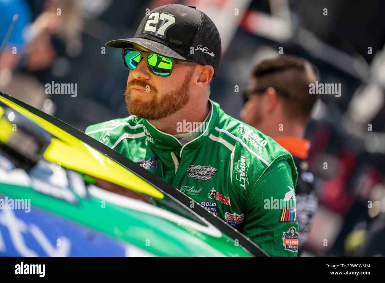 Bristol, TN, USA. September 2023. Der NASCAR Xfinity Series Driver Jeb Burton (27) geht auf die Rennstrecke für die Food City 300 auf dem Bristol Motor Speedway in Bristol, TN. (Bild: © Logan T Arce Grindstone Media Gr/ASP) NUR REDAKTIONELLE VERWENDUNG! Nicht für kommerzielle ZWECKE! Stockfoto