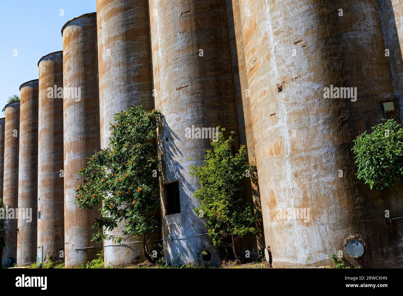 Silo City, Buffalo, New York, Vereinigte Staaten von Amerika Stockfoto