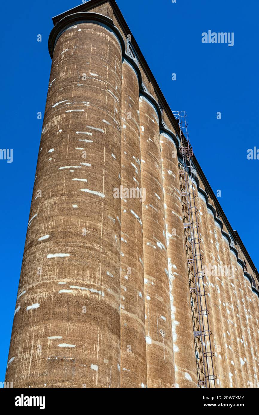 Silo City, Buffalo, New York, Vereinigte Staaten von Amerika Stockfoto