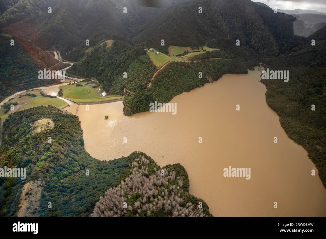 Floods, Nelson, Neuseeland Stockfoto