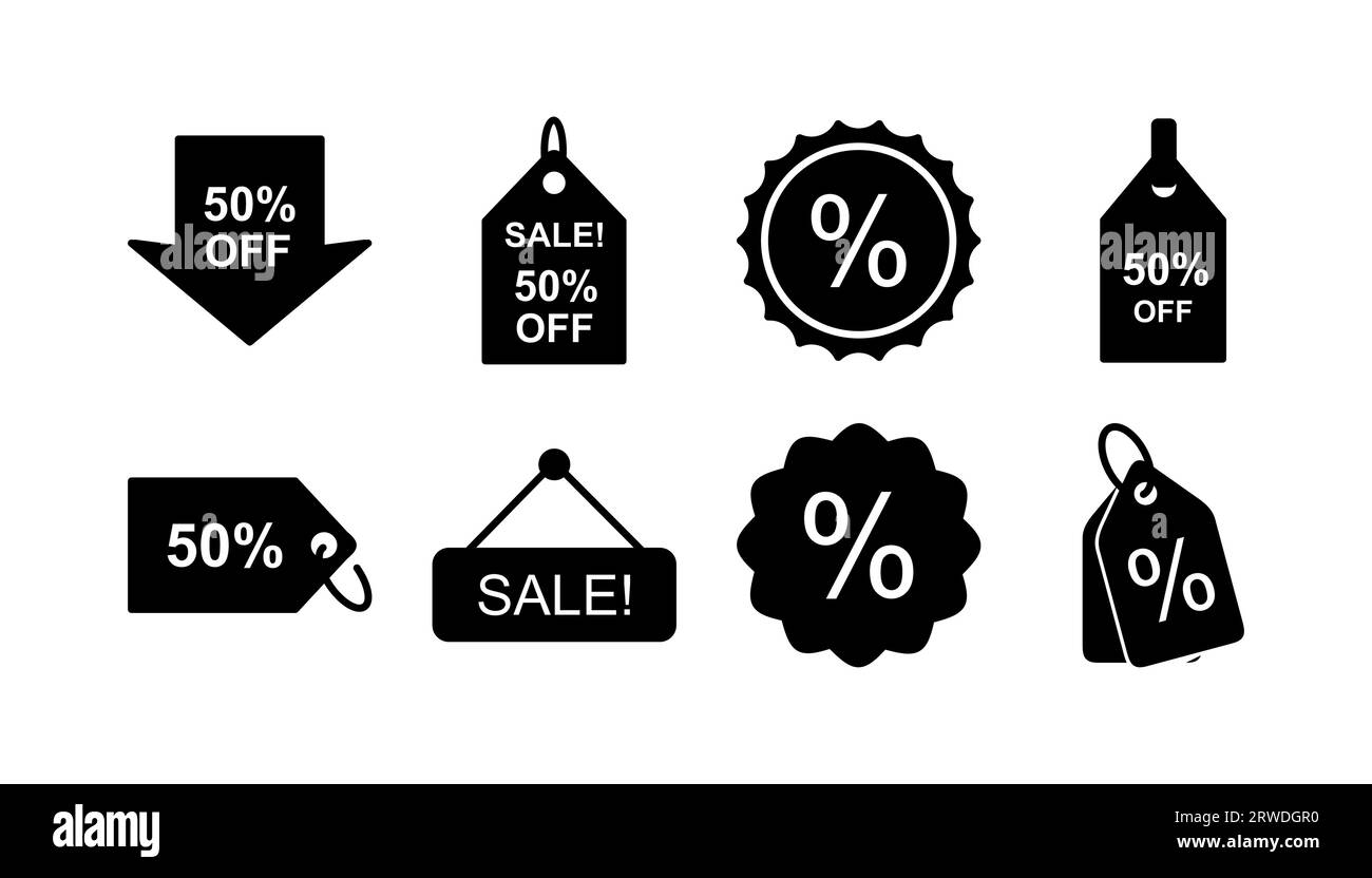 Vektor des Rabattsymbols. Shopping-Tags. Prozentsymbol Stock Vektor Vektor des Rabattsymbols. Shopping-Tags. Prozentsymbol Stock Vektor