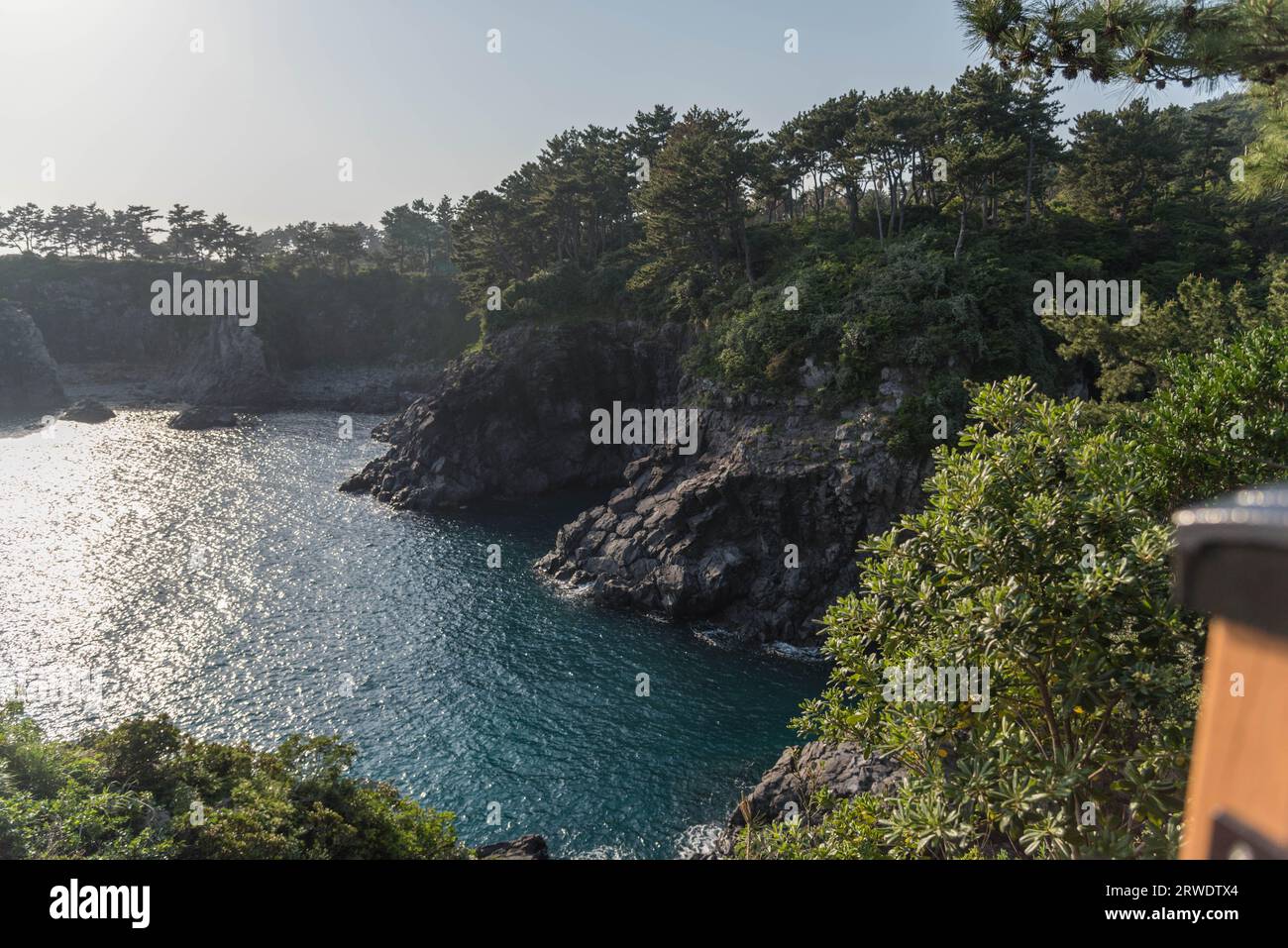 Hügel der Stürme auf Jeju Island, Korea. Stockfoto