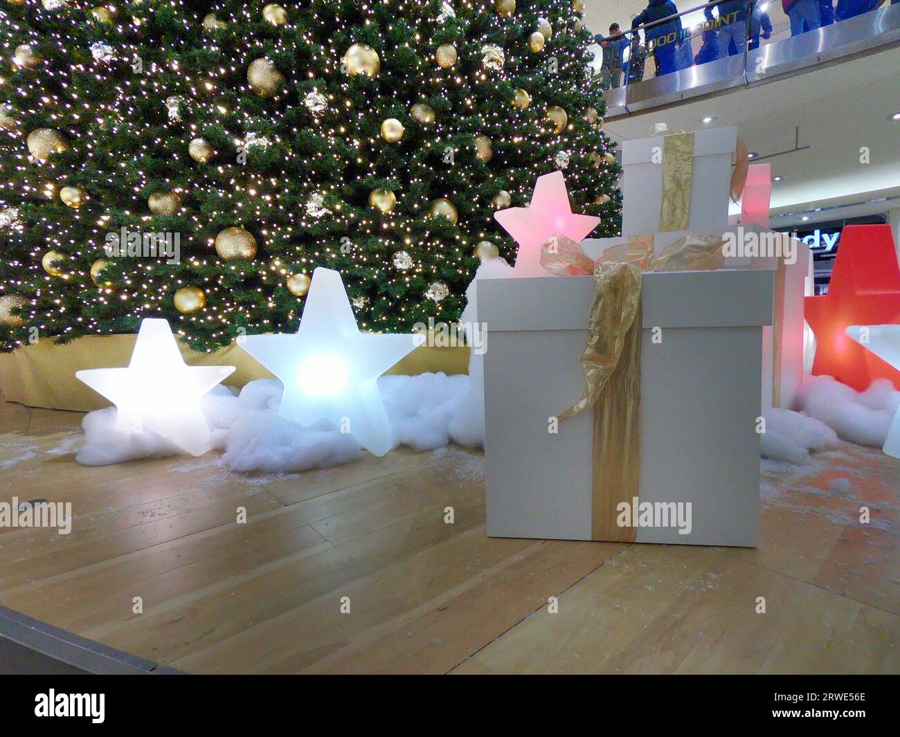 Kassel, Deutschland - 12.08.2018: weihnachtsmarkt Stockfoto