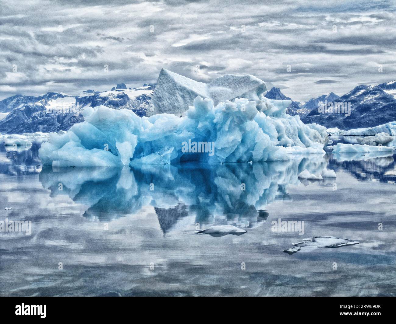 Eisberge in Grönland Stockfoto