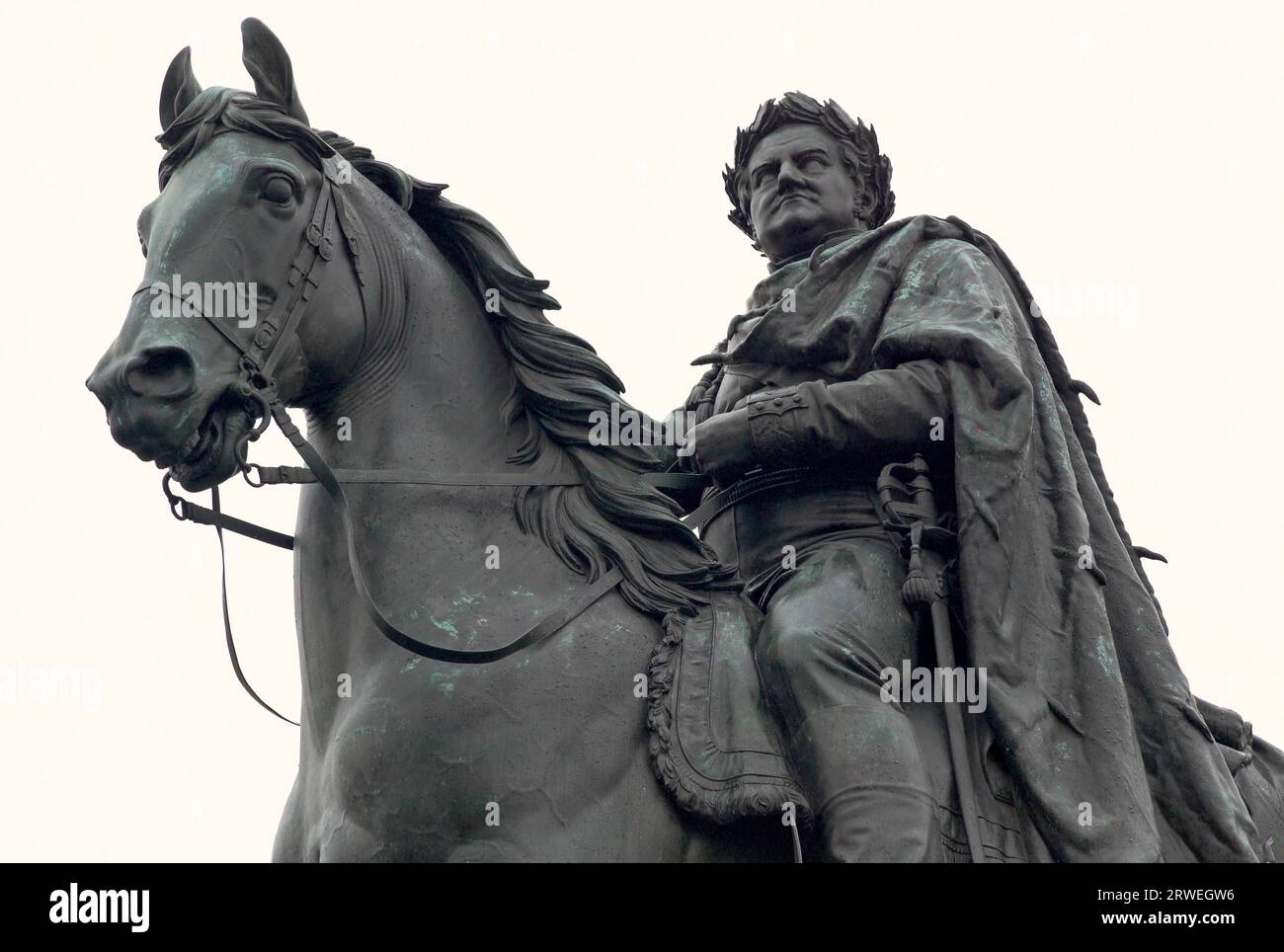 Karl (oder Carl) August von Sachsen-Weimar-Eisenach (1757 ? 1828) war Herzog ab 1758 und Großherzog von Sachsen-Weimar-Eisenach ab 1815. Es war durch ihn Stockfoto