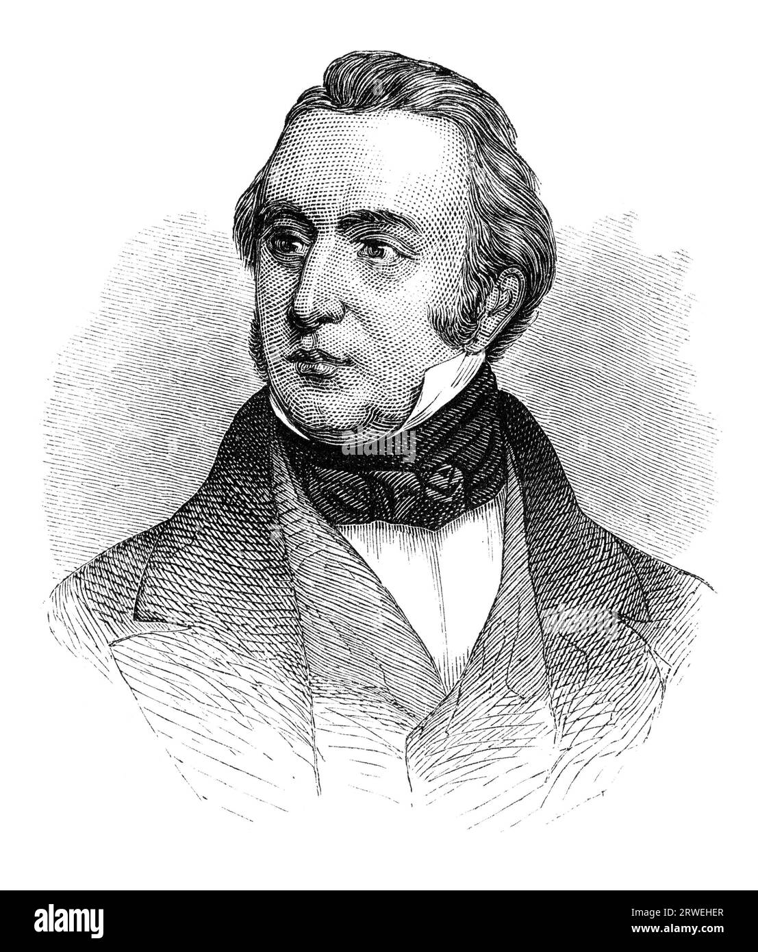 Thomas Babington Macaulay, 1. Baron Macaulay PC (25. Oktober 1800 ? 28. Dezember 1859) war ein britischer Dichter, Historiker und Whig-Politiker. Er schrieb Stockfoto