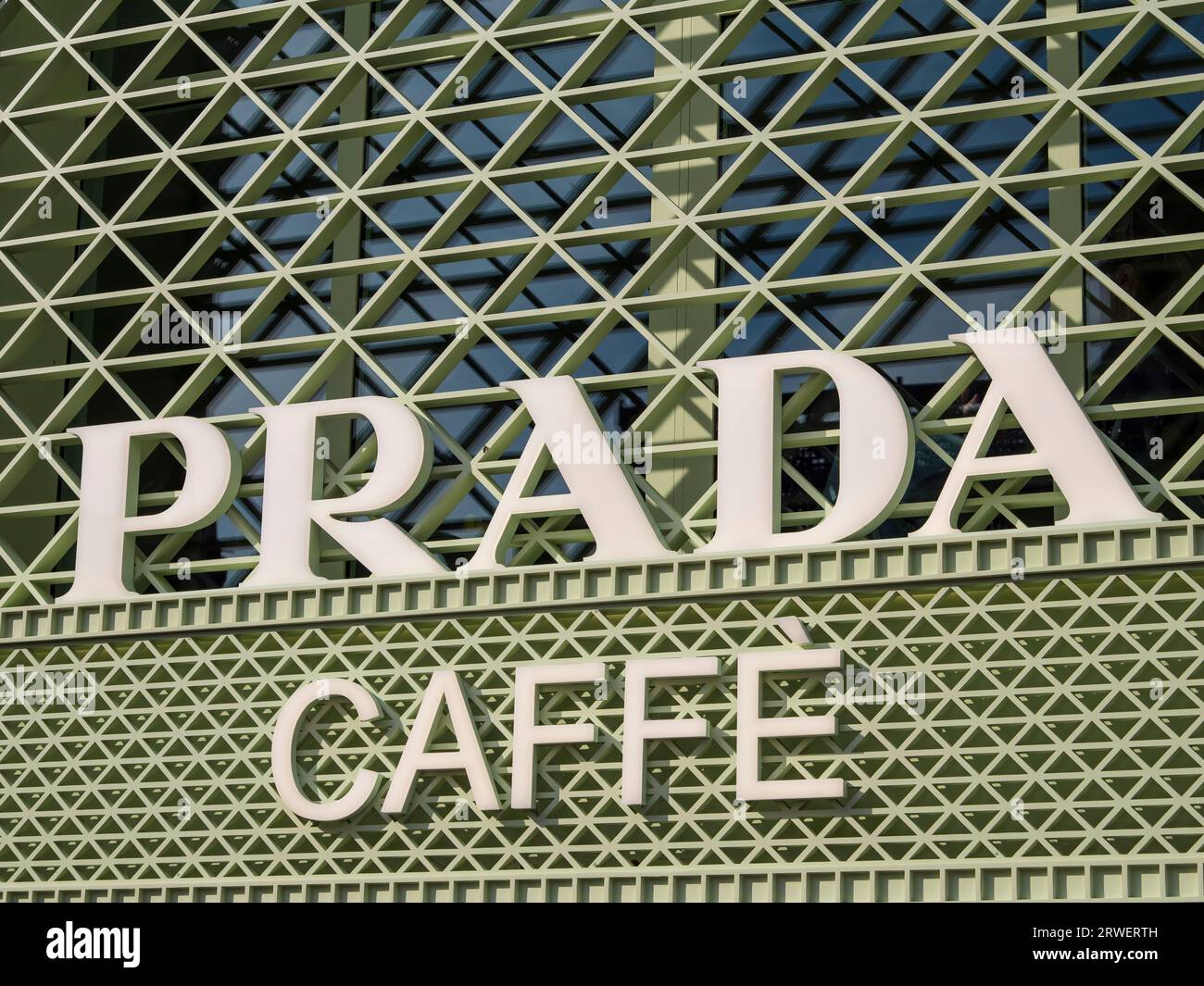 Prada Cafe, Harrods, London, England, Großbritannien, GB. Stockfoto