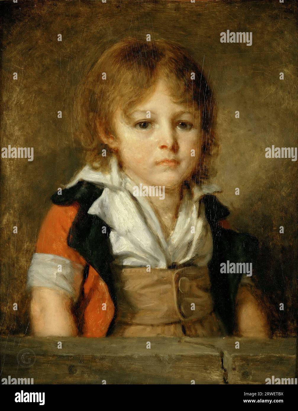 Jean-Baptiste Greuze (1725–1805) – Edouard Francois Bertin als Kind Stockfoto