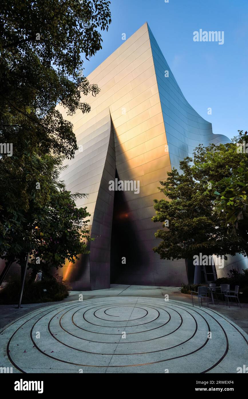 The Garden of Walt Disney Concert Hall in Downtown Los Angeles, Kalifornien Stockfoto