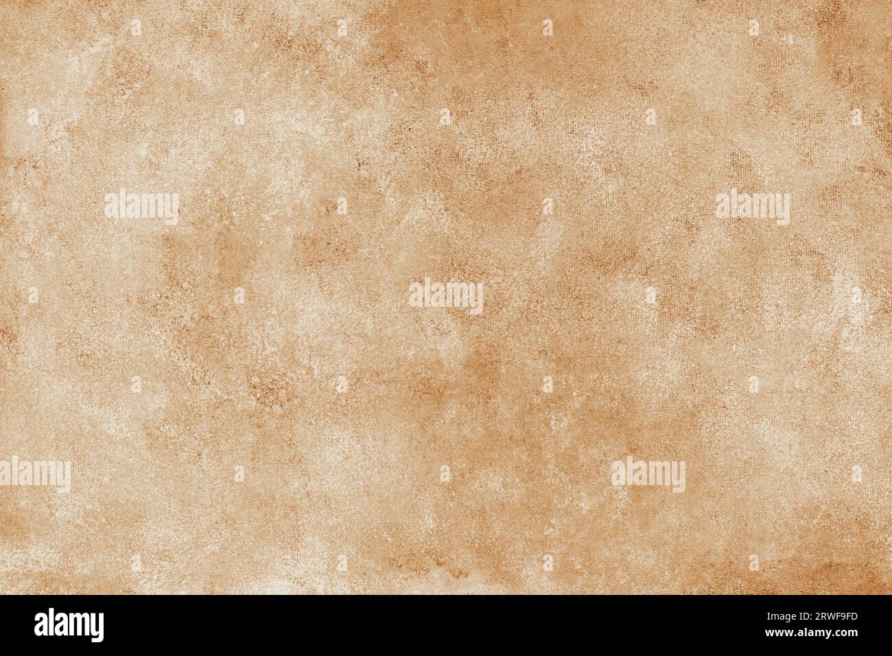 Gemalte Leinwand, grundiger Hintergrund. Abstrakte elegante Tapete, Vintage orange Betonoberfläche, Studiokulisse Stockfoto