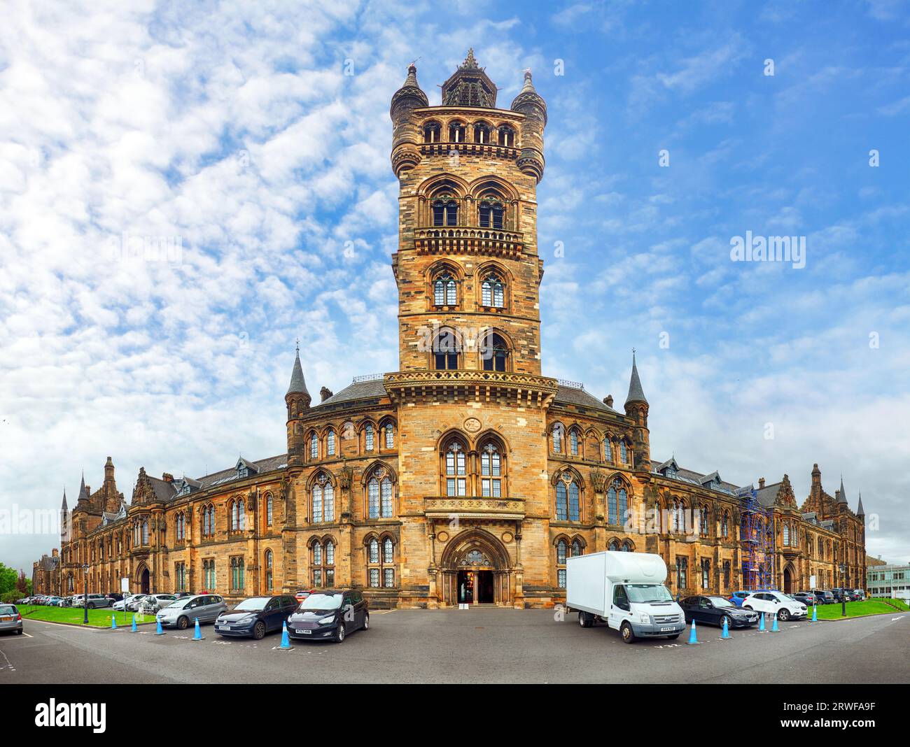 Universität von Glasgow Hauptgebäude - Schottland Stockfoto