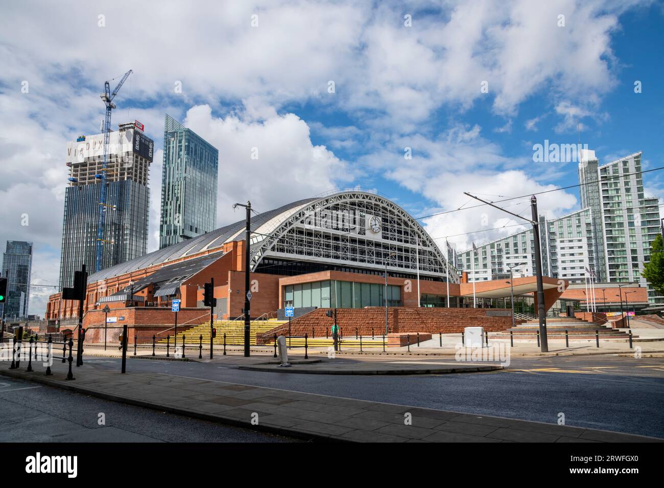 Manchester Central Convention Complex in der Stadt Manchester im Nordwesten Englands. Stockfoto