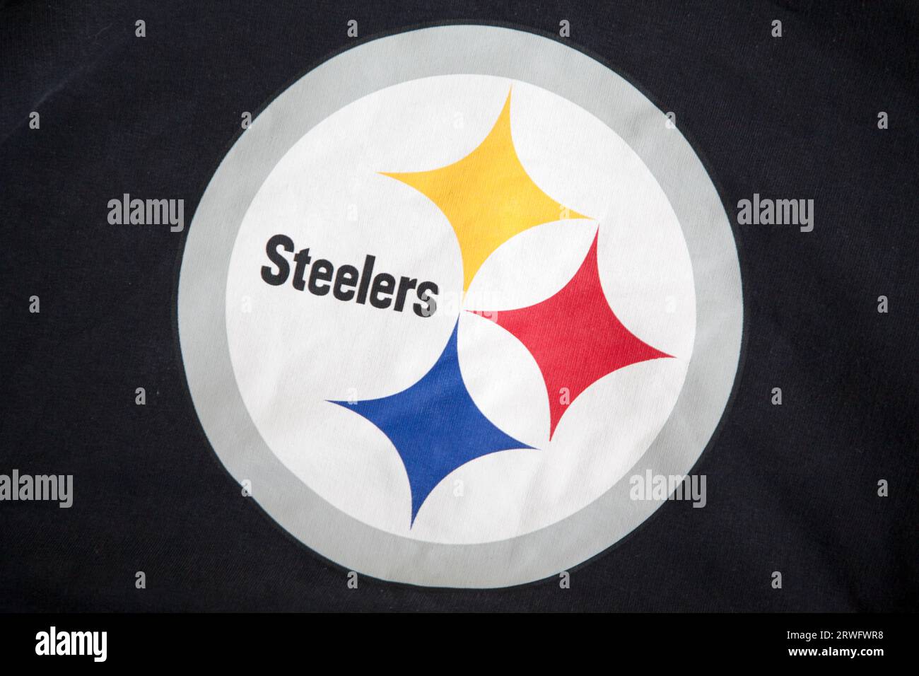 NFL Team Pittsburgh Steelers Logo Stockfoto