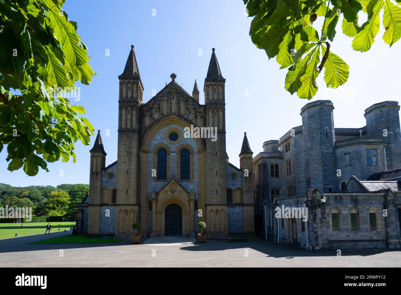 BUCKFASTLEIGH ABBEY BUCKFAST ABBEY DEVON Stockfoto