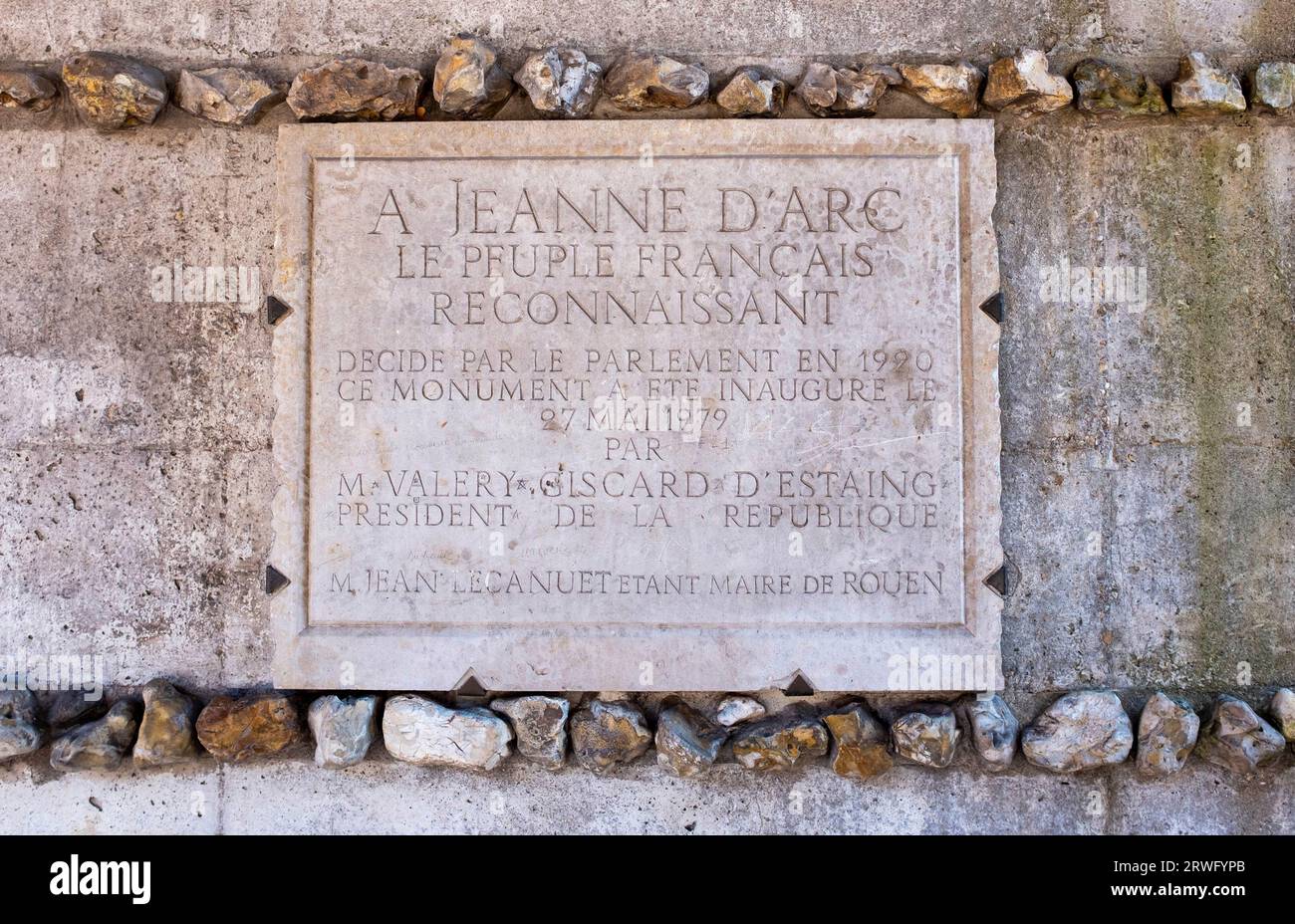 Rouen Normandie Frankreich - die Kirche der Heiligen Johanna von Arc ist eine katholische Kirche im Stadtzentrum von Rouen, Nordfrankreich. Stockfoto