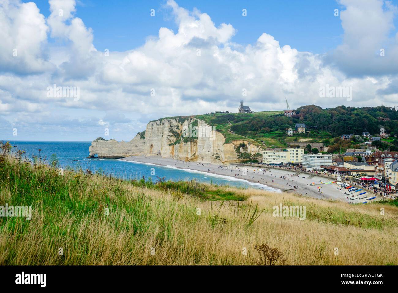 Etretat in der Normandie/Frankreich Stockfoto