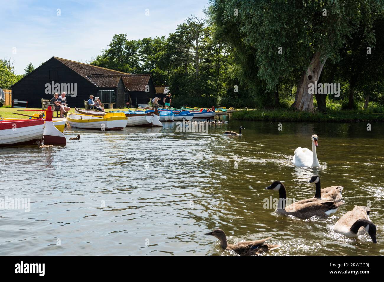 Thorpeness Meare Stockfoto