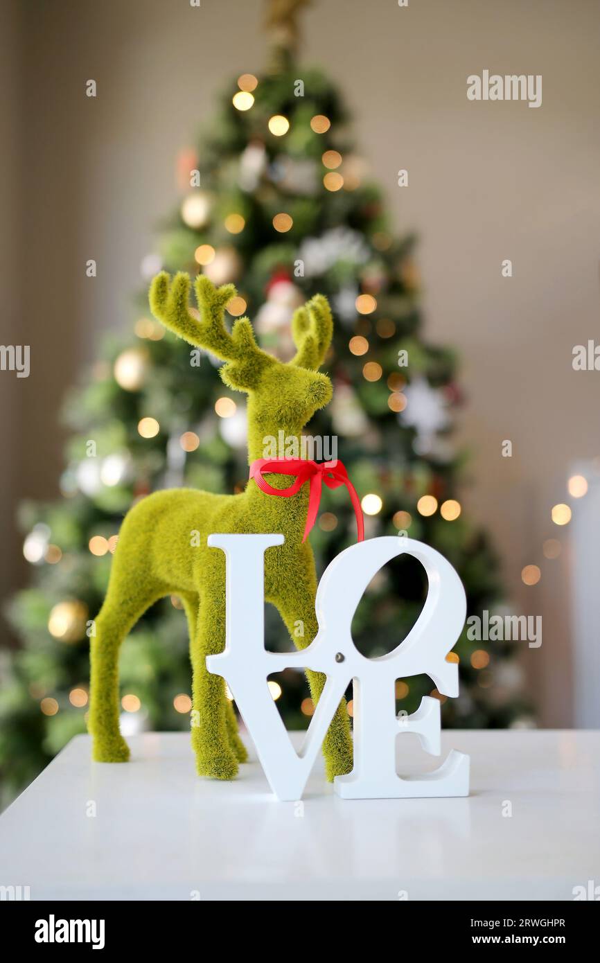 Liebe Weihnachten Stockfoto