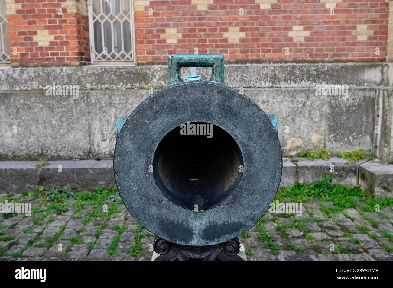 Wien, Österreich. Militärhistorisches Museum Wien. Bombenmörtel Königreich Sardinien 1832 Stockfoto