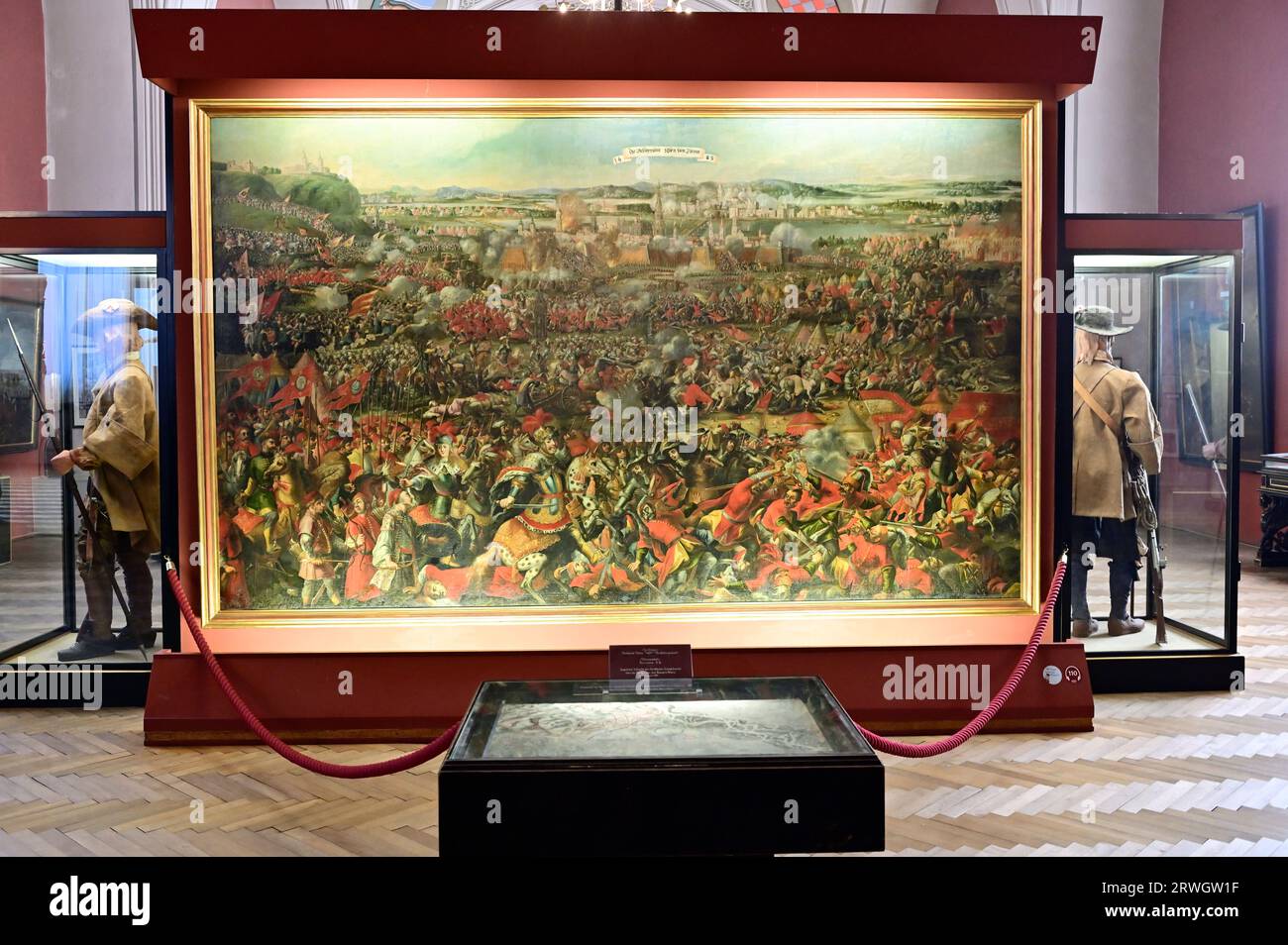 Wien, Österreich. Militärhistorisches Museum Wien. Belagerung und Entlastung der Stadt Wien 1683 Stockfoto
