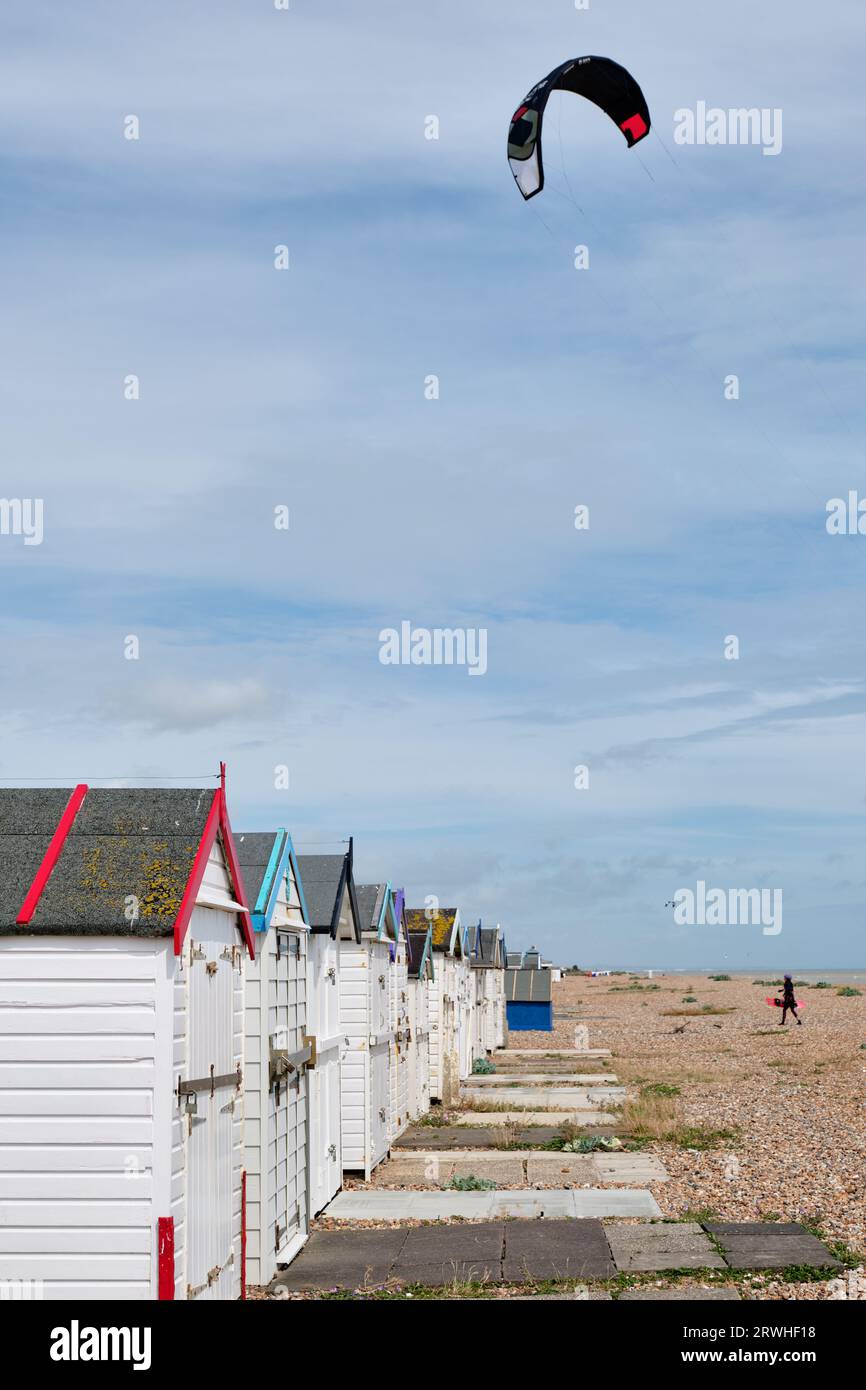Worthing Beach, West Sussex, Stockfoto