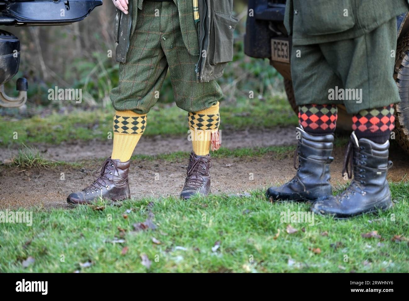 Belvoir-Spiel-Shooting Stockfoto