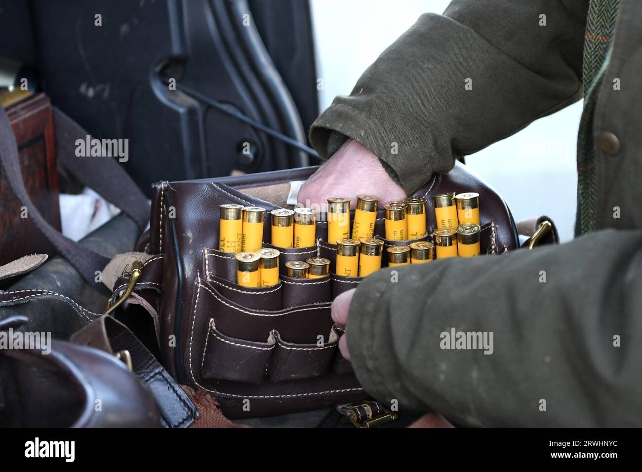 Belvoir-Spiel-Shooting Stockfoto