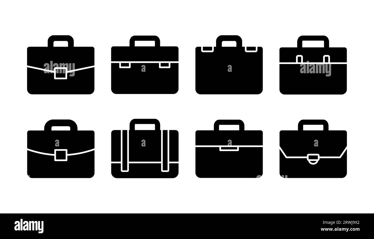 Aktenkoffer-Symbolvektor. Portfolio-Vektorsymbol. Koffersymbol Stock Vektor Aktenkoffer-Symbolvektor. Portfolio-Vektorsymbol. Koffersymbol Stock Vektor