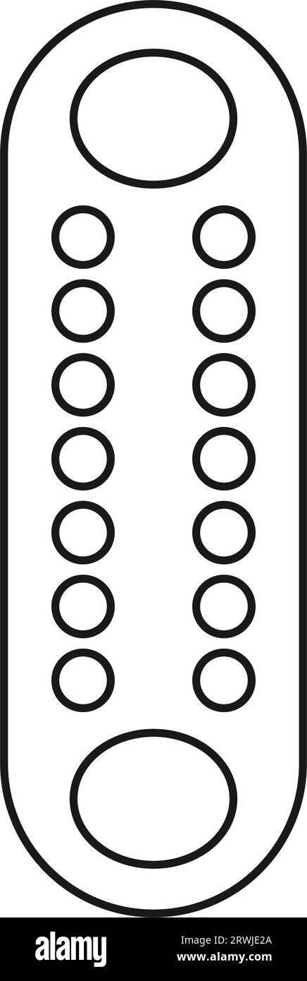 Congklak Vektorsymbol, Illustration Symbol Design Stock Vektor