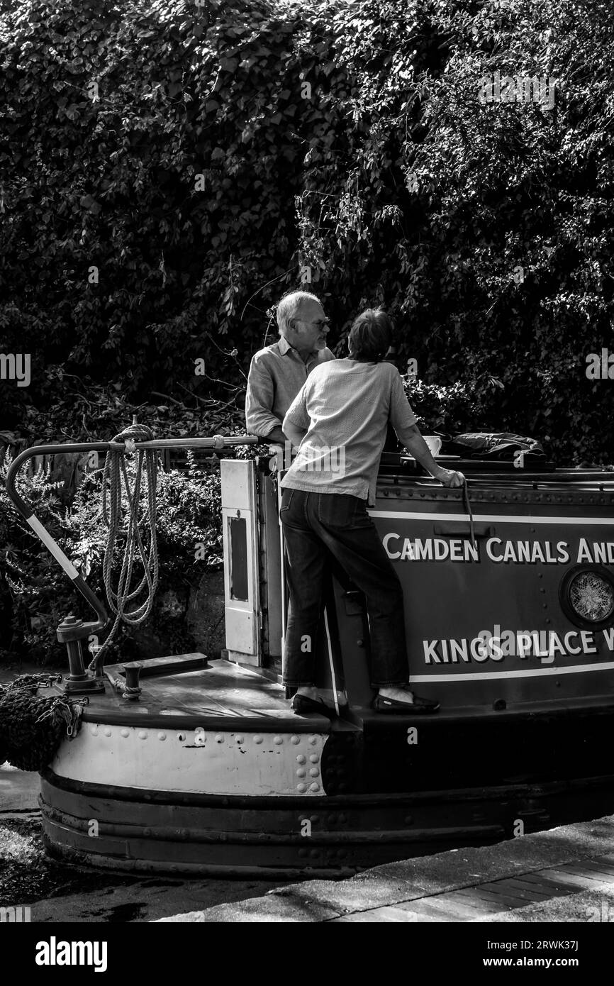 London City Road Lock Regent's Canal City of London Stockfoto