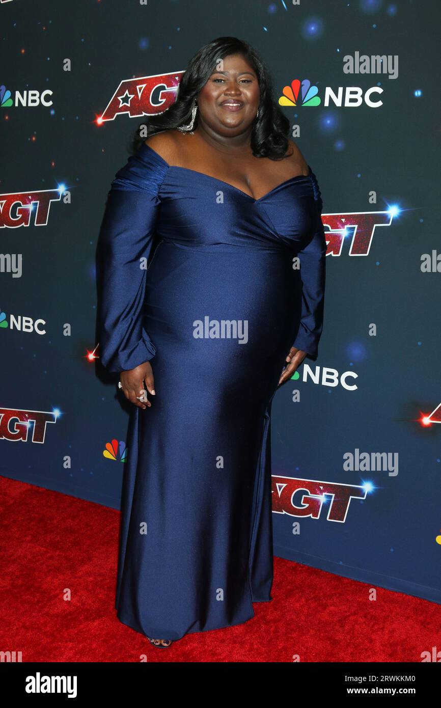 September 2023, Pasadena, CA, USA: LOS ANGELES - SEP 19: Lachune at the America's Got Talent Season 18 Live Show Red Carpet at the Hotel Dena am 19. September 2023 in Pasadena, CA (Credit Image: © Kay Blake/ZUMA Press Wire) NUR REDAKTIONELLE VERWENDUNG! Nicht für kommerzielle ZWECKE! Stockfoto