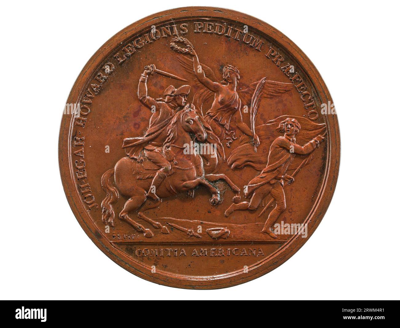 Medal, John Eager Howard at the Cowpens, 1781, Vorderseite. 1991.0009.0562. Stockfoto