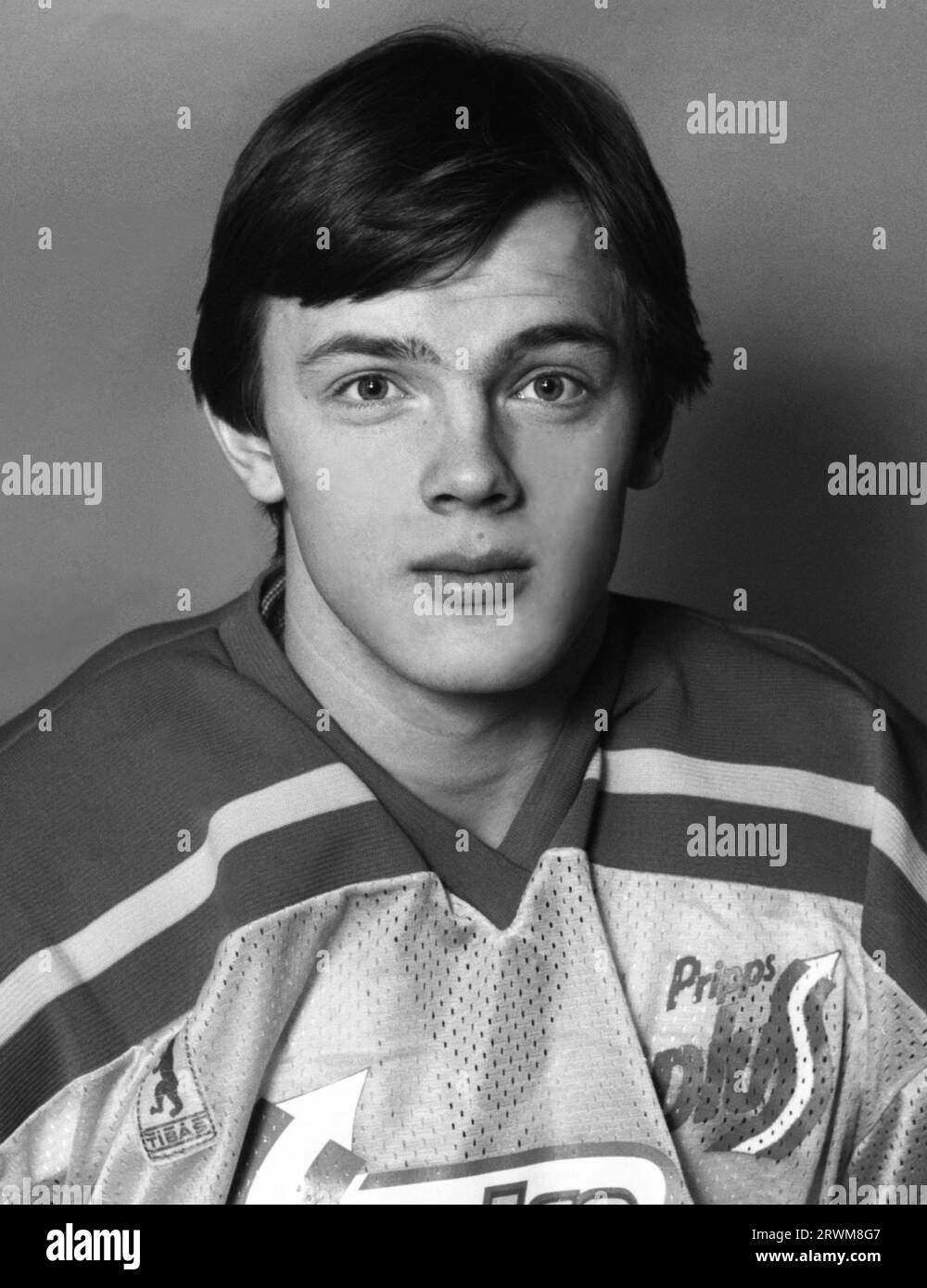 JAN ERIKSSON, ehemaliger schwedischer Eishockeyspieler in MODO und schwedische Nationalmannschaft Stockfoto