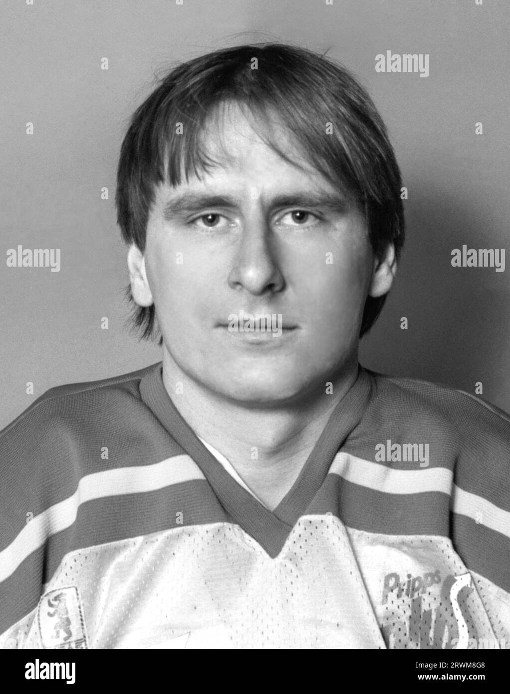 ULF ISAKSSON ehemaliger schwedischer Eishockeyspieler in AIK und der Nationalmannschaft Stockfoto