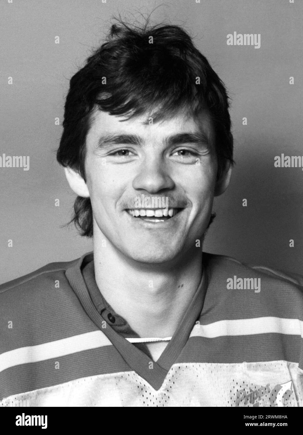 Håkan Loob ehemaliger schwedischer Eishockeyspieler in Färjestad BK und der schwedischen Nationalmannschaft Stockfoto
