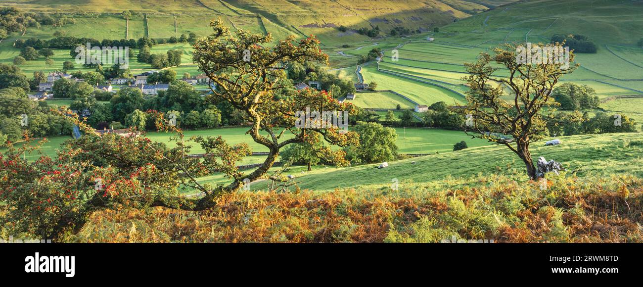 Arncliffe Village, Littondale, The Yorkshire Dales, UK Stockfoto