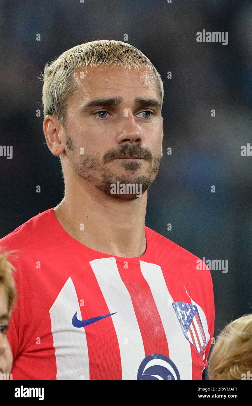 Rom, Italien. September 2023. Antoine Griezmann (Club Atletico de Madrid); während des Fußballspiels der UEFA Champions League 2023-2024 zwischen SS Lazio und Atletico Madrid im Olympiastadion in Rom am 19. September 2023. Quelle: Unabhängige Fotoagentur/Alamy Live News Stockfoto