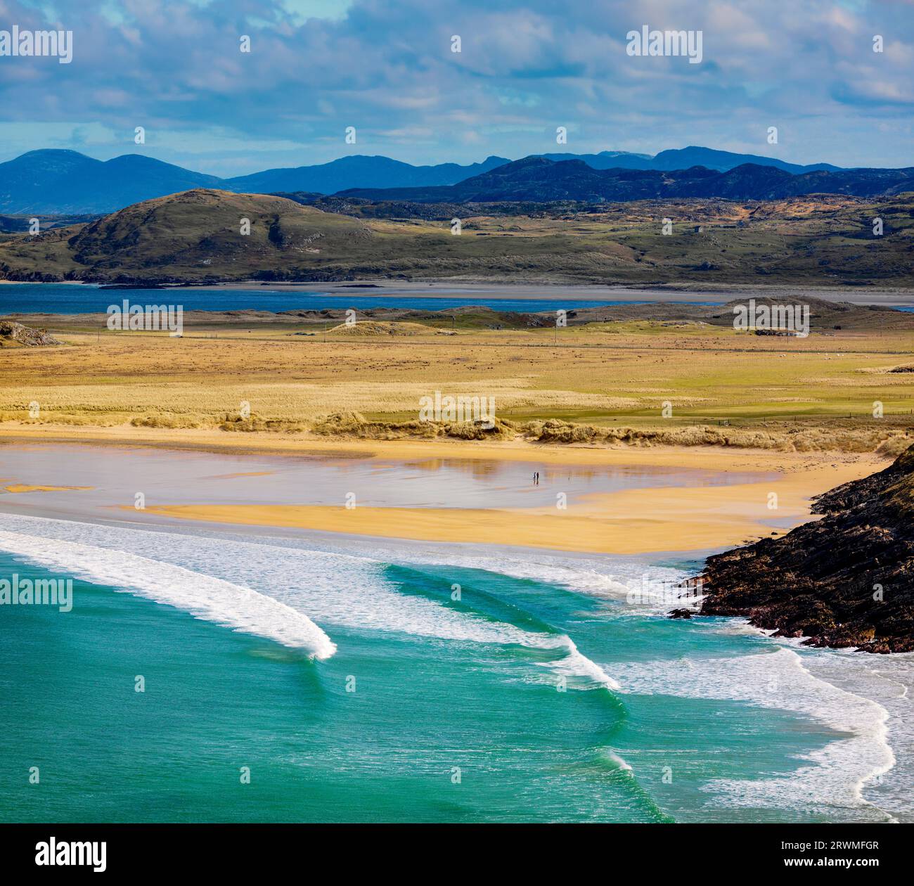 Tranarossan Beach am Atlantic Drive in Rosguill, County Donegal, Irland Stockfoto