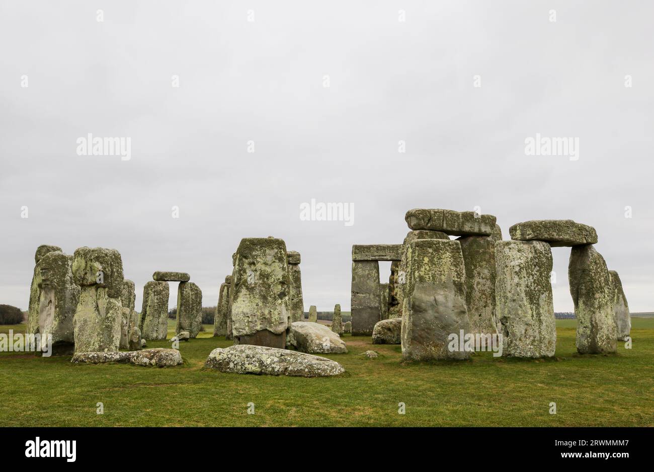 Stonehenge, Salisbury Plain, Wiltshire, England Stockfoto