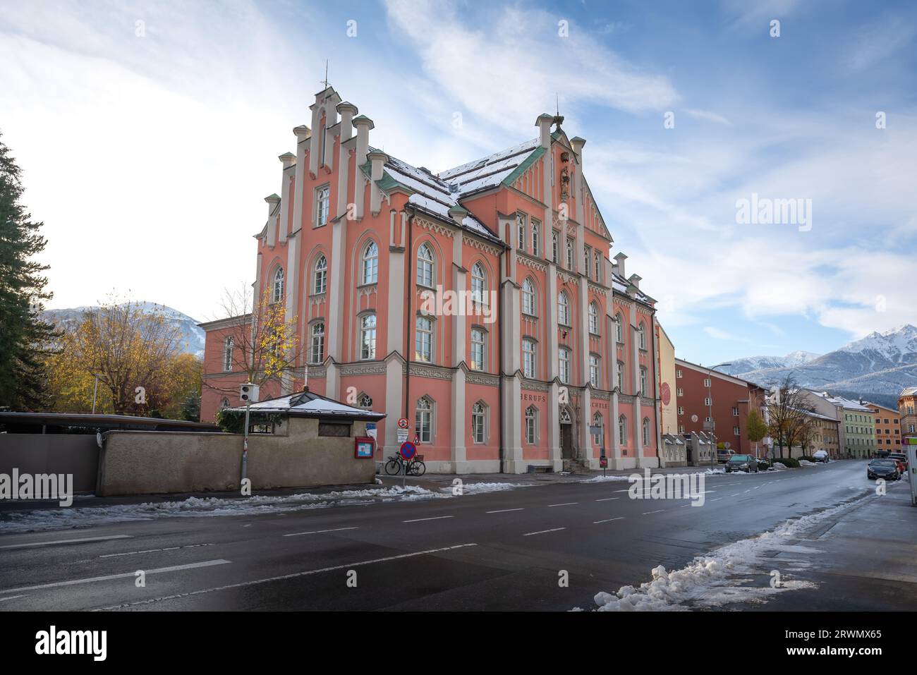 St. Nicholas Berufsschule - Innsbruck, Österreich Stockfoto