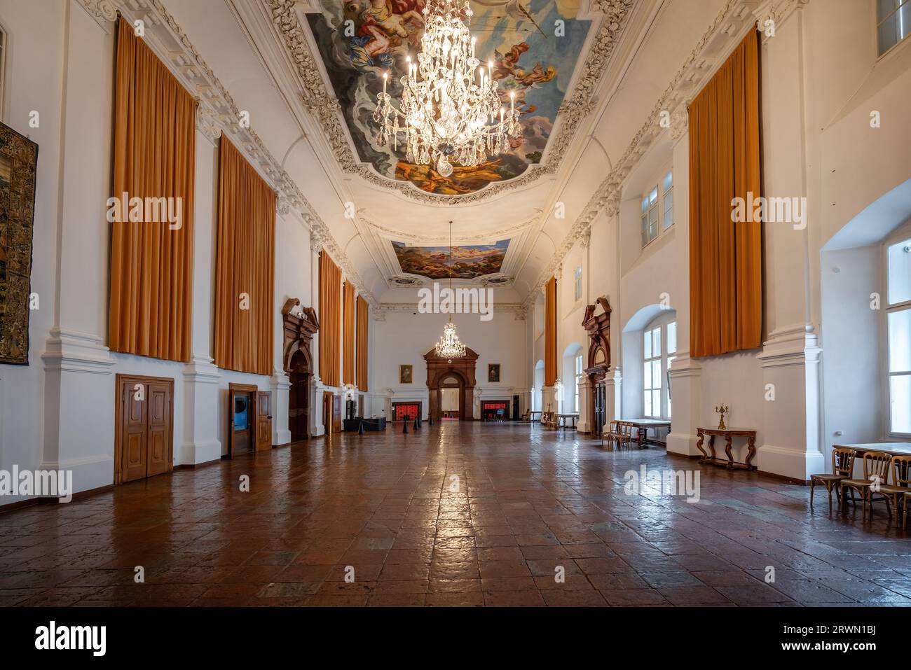 Carabinieri Hall - Prunkräume der Residenz Teil des DomQuartier Museen - Salzburg, Österreich Stockfoto