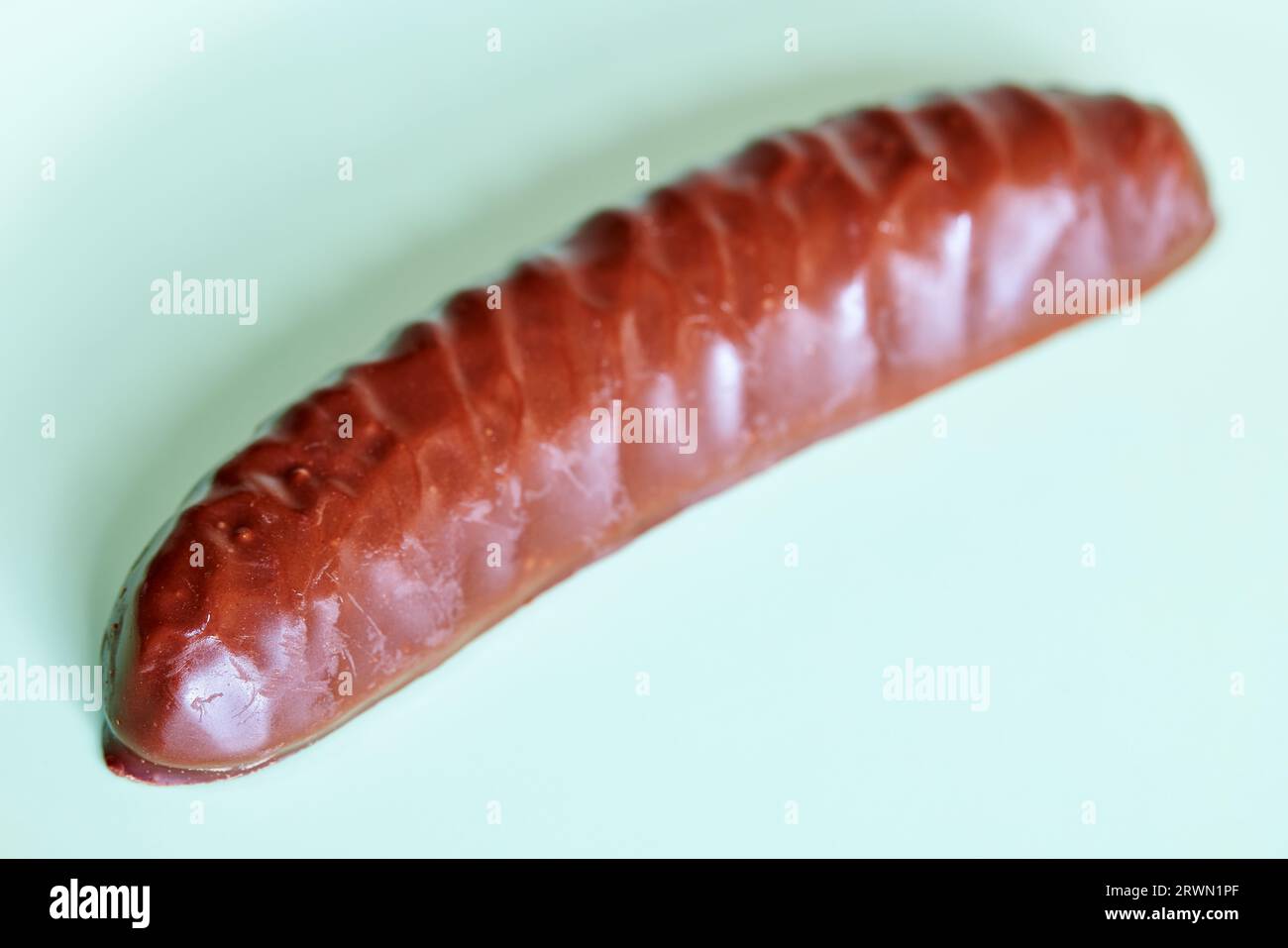Skumbanan (Bananenmarshmallow mit Schokoladenüberzug) Stockfoto