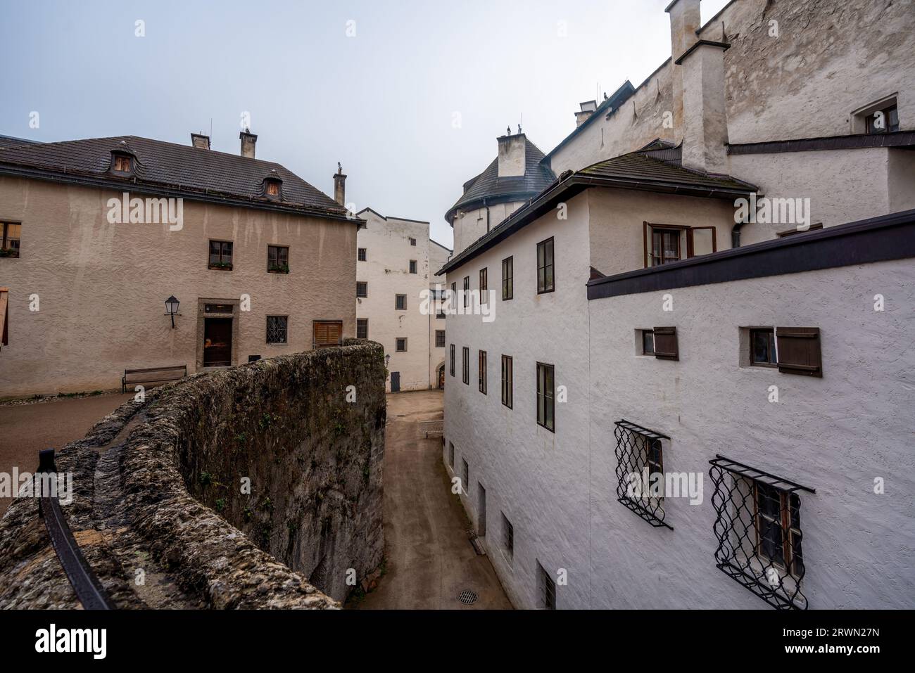 Inneres der Festung Hohensalzburg - Salzburg, Österreich Stockfoto