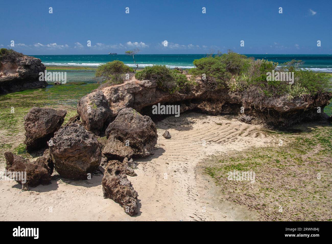 Coco Beach, Halbinsel Msasani, Daressalam, Tansania Stockfoto