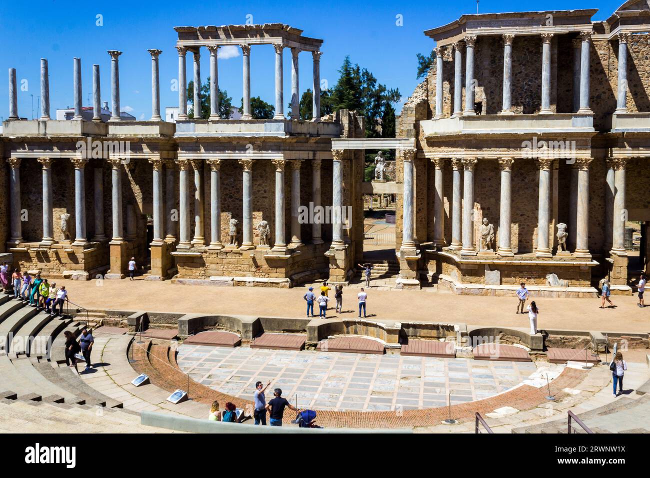 Römisches Theater, Merida, Spanien Stockfoto