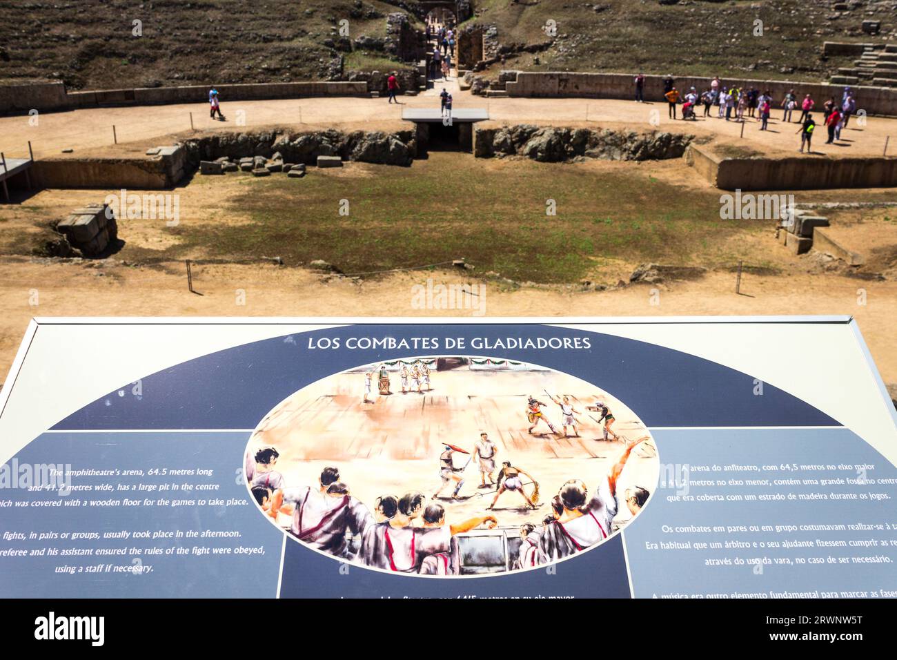 Circus Maximus, Merida, Spanien Stockfoto