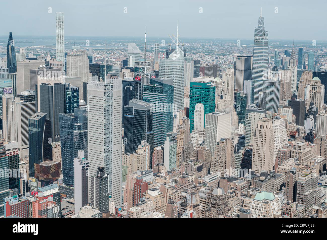 USA, New York, New York City, Manhattan Skyline Stockfoto